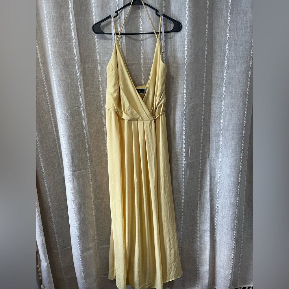 Canary Yellow Davids Bridesmaid Dress
